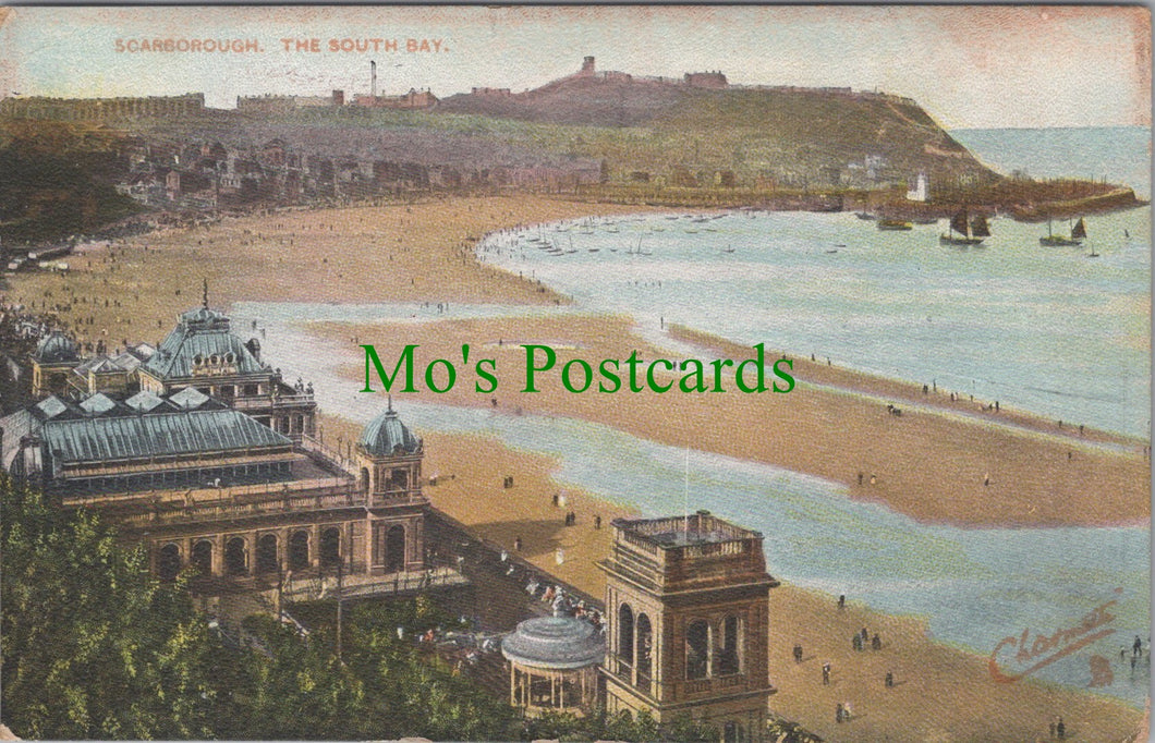 Yorkshire Postcard - Scarborough, The South Bay   SW11675