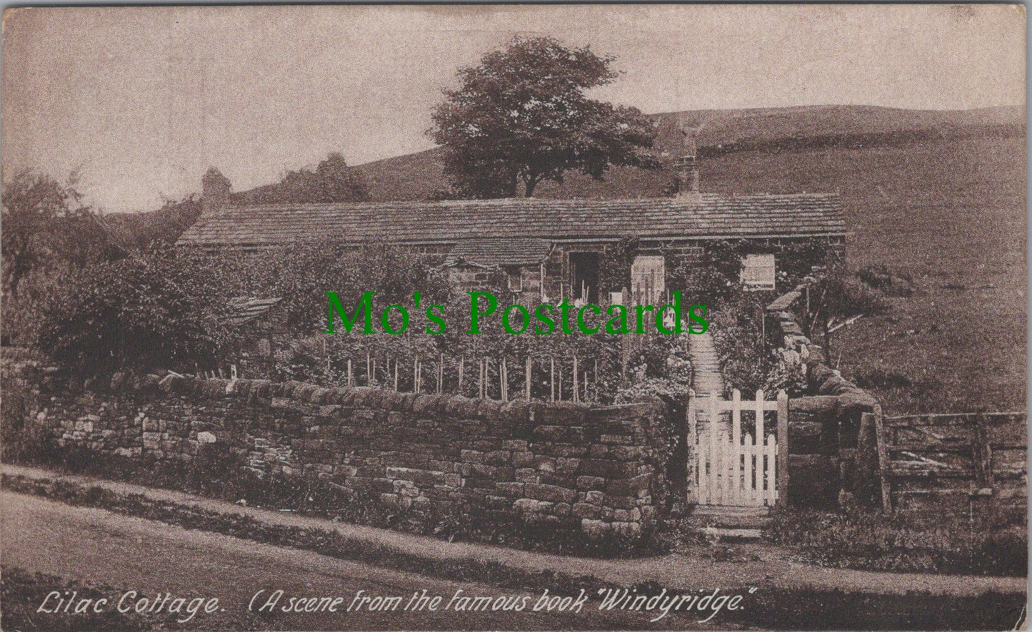 Yorkshire Postcard - Lilac Cottage, Famous Book "Windyridge"  SW11682