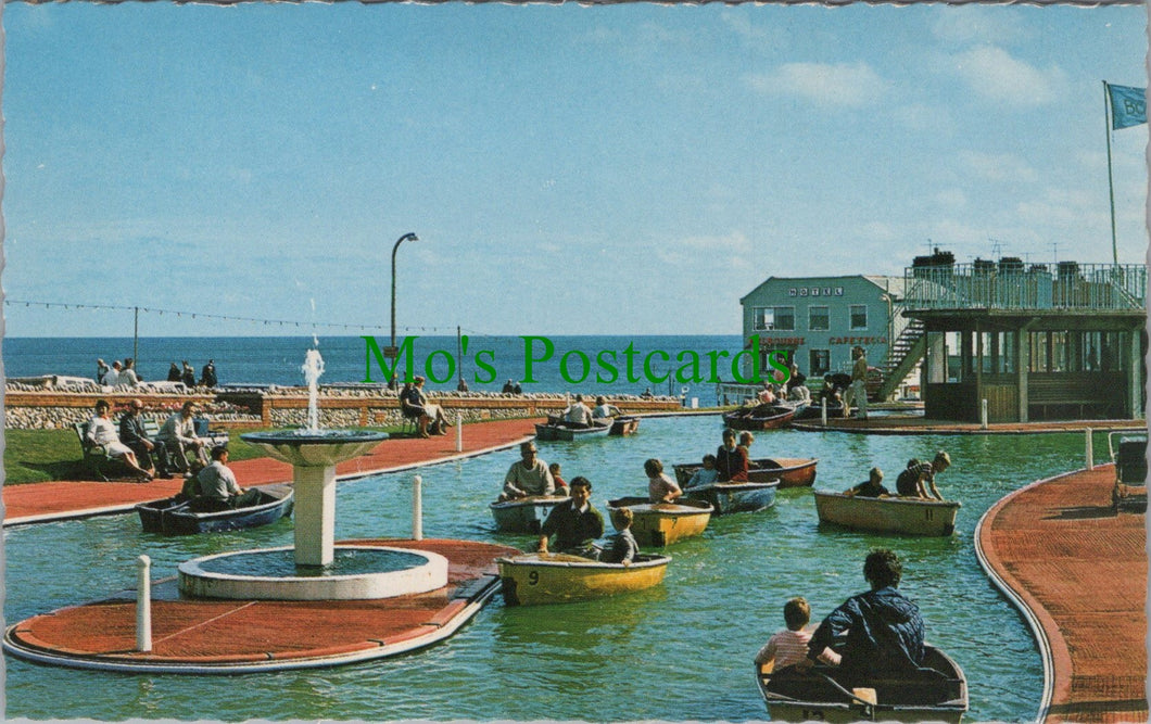 Norfolk Postcard - Cromer Boating Lake, West Parade SW11512