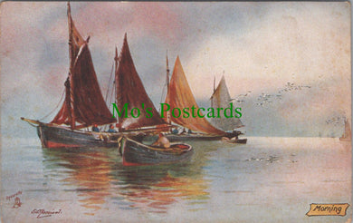 Art Postcard - Fishing in The North Sea, Artist E.D.Percival  SW11552
