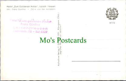 Germany Postcard - Lorsch a.d.Bergstrasse, Hotel Zum Goldenen Anker SW11580