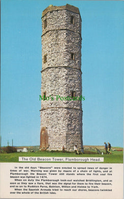 Yorkshire Postcard - Flamborough Head, The Old Beacon Tower  SW11589