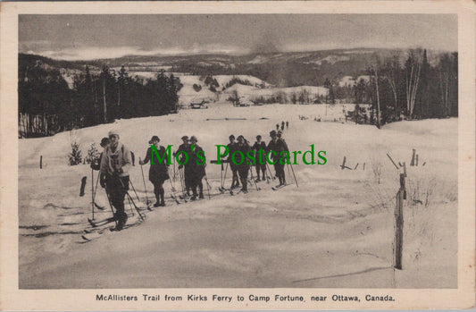 Canada Postcard - McAllisters Trail From Kirks Ferry To Camp Fortune SW11592