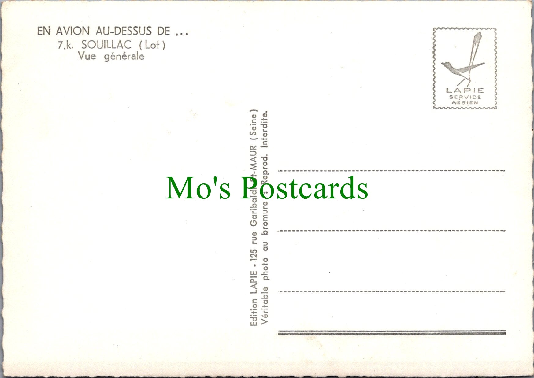 France Postcard - Souillac, Lot, Occitania  SW11956