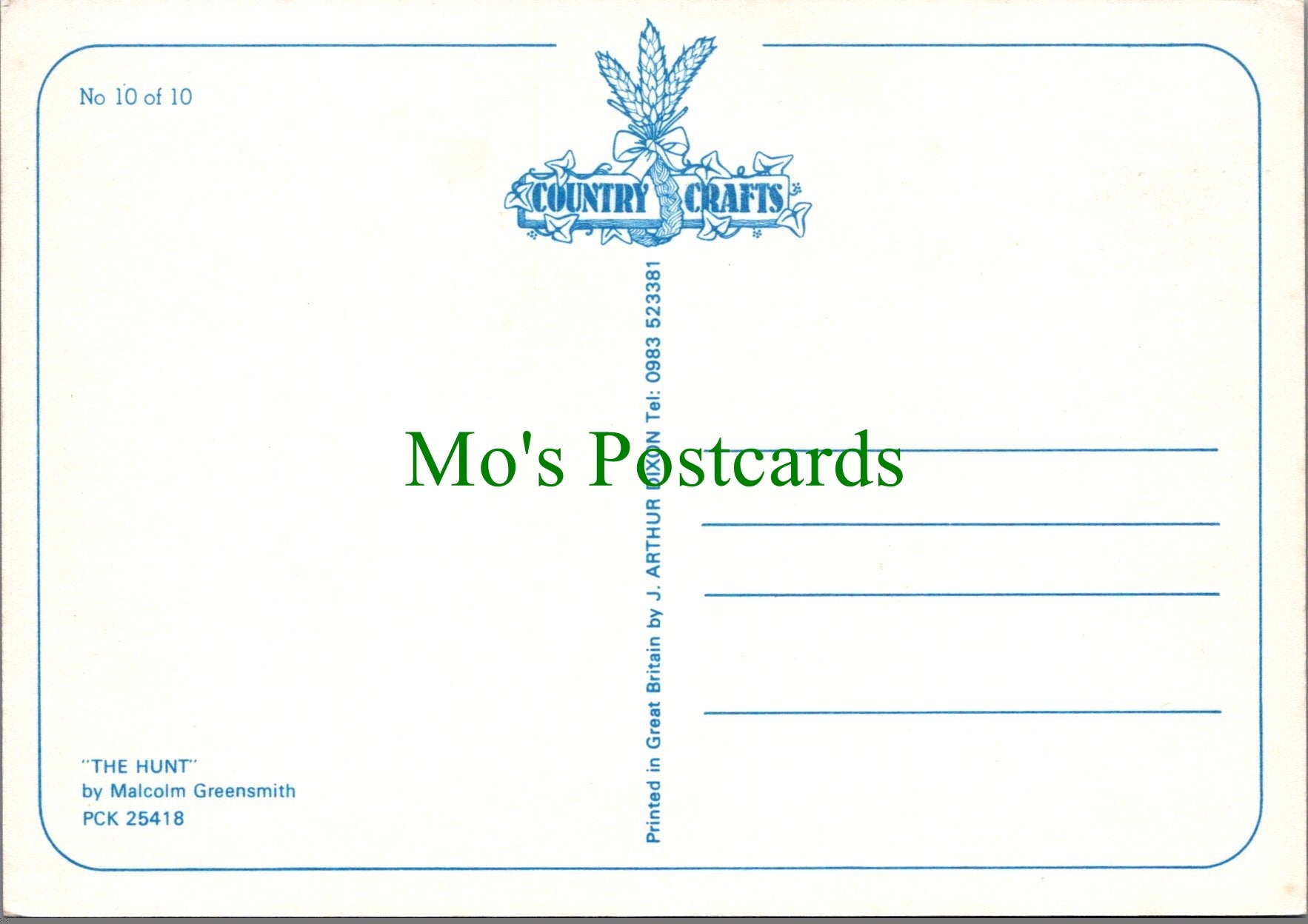 Animals Postcard - Dogs & Horses, Foxhounds on The Hunt SW11966