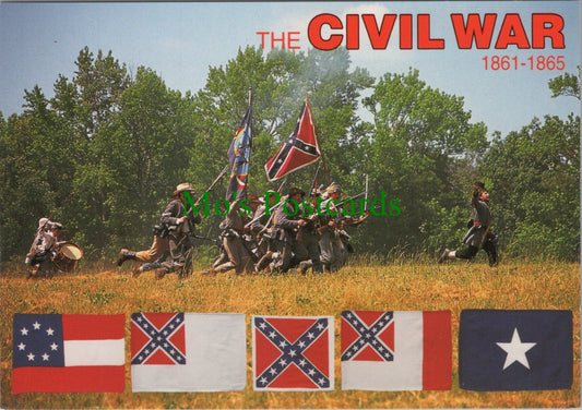 Military Postcard - Flags of The Confederate States of America SW11978