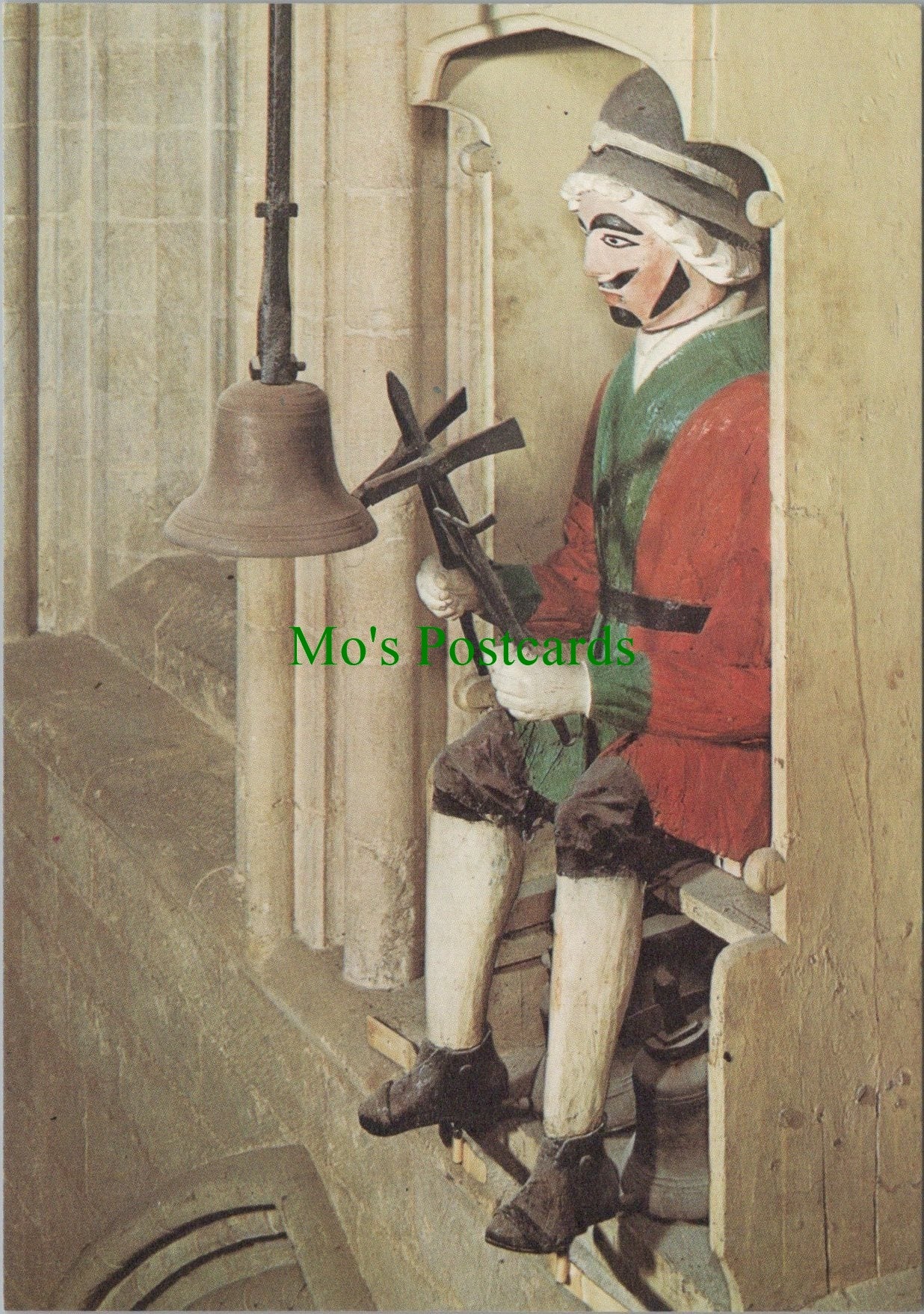Somerset Postcard - Wells Cathedral, Quarter-Jack "Jack Blandiver"  SW12243