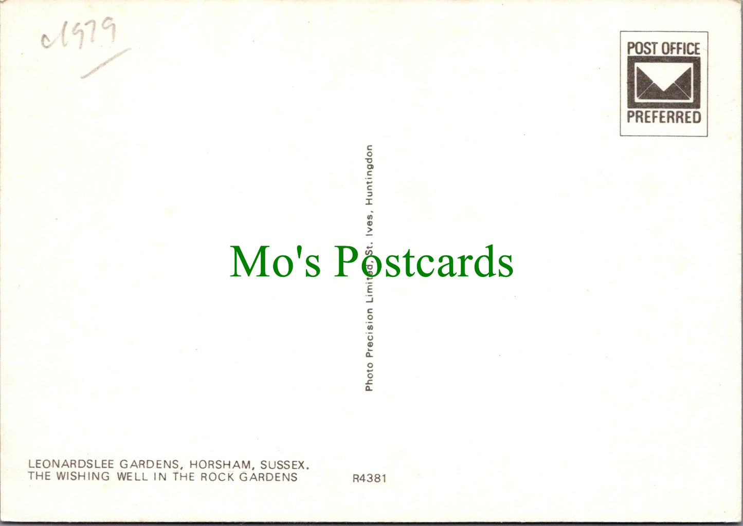 Sussex Postcard - Leonardslee Gardens, Horsham SW12244