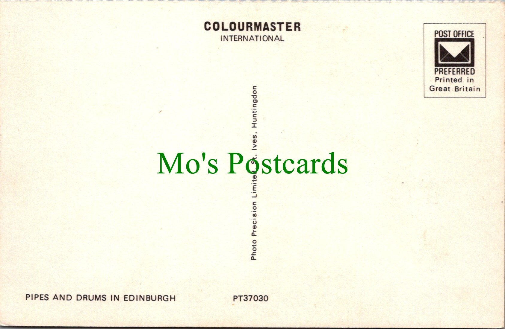 Scotland Postcard - Pipes and Drums in Edinburgh SW12253