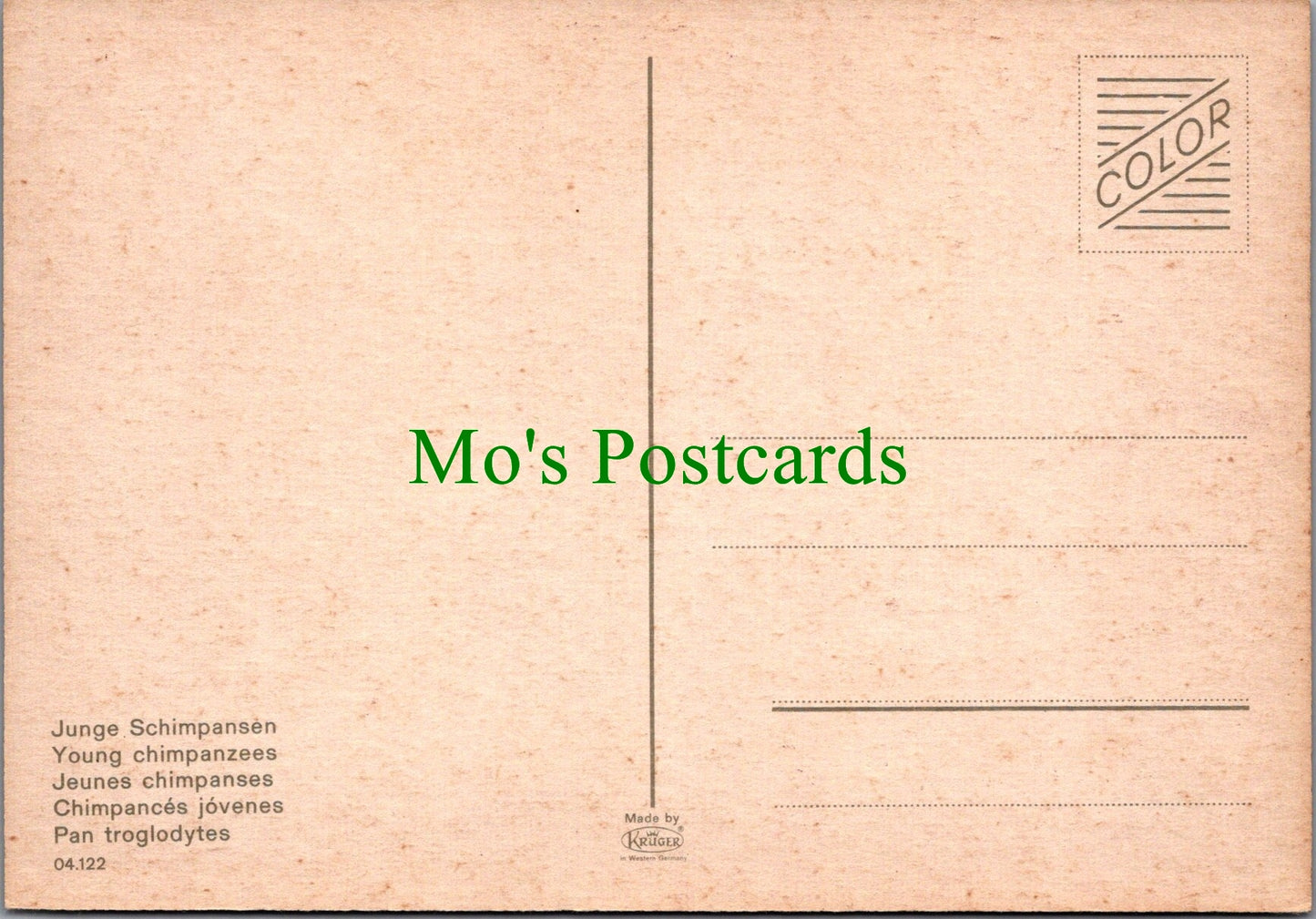 Animals Postcard - Young Chimpanzees  SW12302