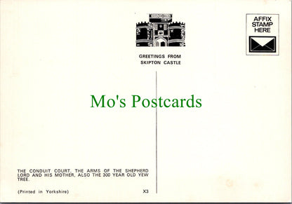 Yorkshire Postcard - Skipton Castle, The Conduit Court SW12113