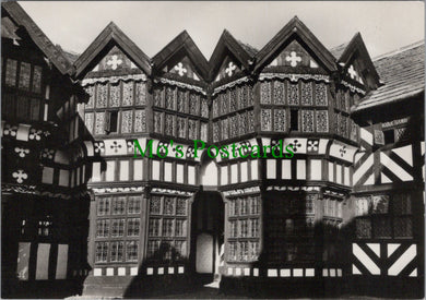 Cheshire Postcard - Little Moreton Hall, Courtyard Bay Windows SW12120