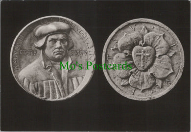 German Museum Postcard - Wittenberg, Lutherrelief Und Wappen SW12122