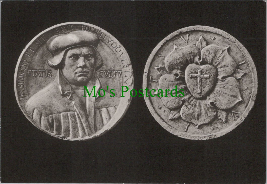 German Museum Postcard - Wittenberg, Lutherrelief Und Wappen SW12122