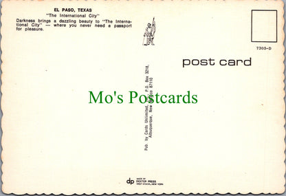 America Postcard - El Paso, Texas - The International City SW12130