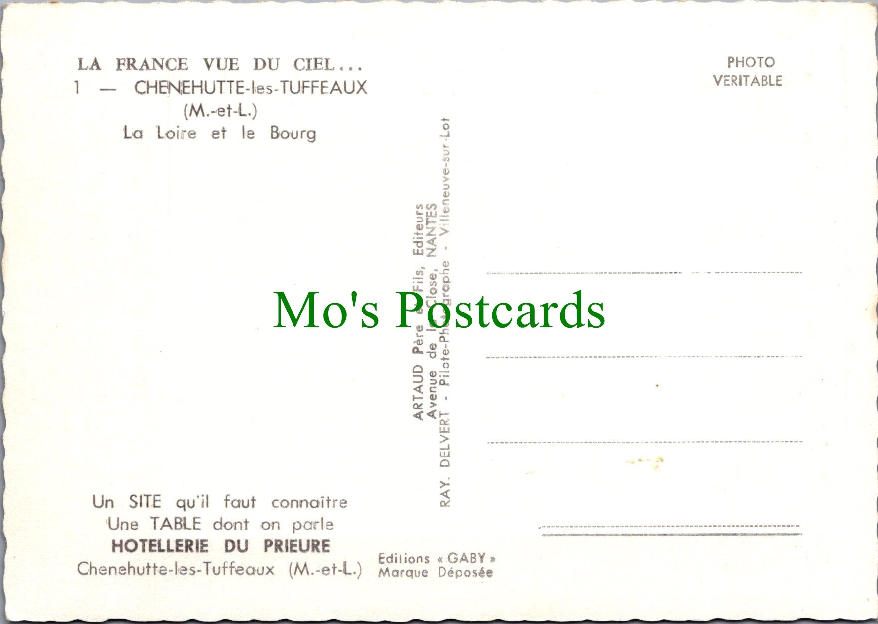France Postcard - Chenehutte-Les-Tuffeaux, La Loire Et Le Bourg SW12164