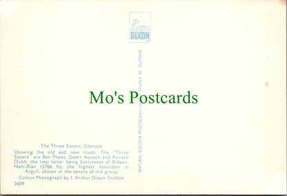 Scotland Postcard - The Three Sisters, Glencoe  SW12170
