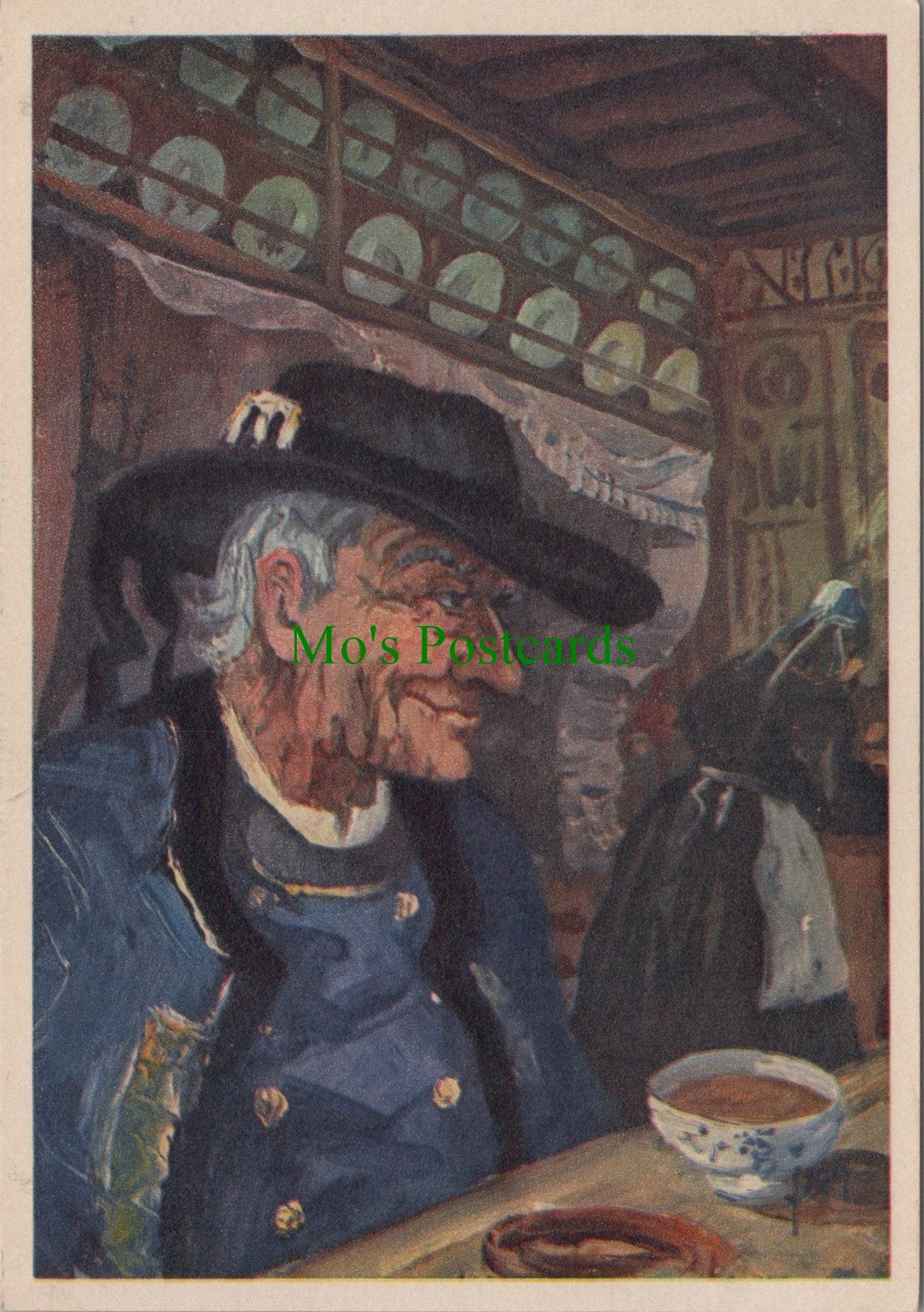 France Postcard - A La Creperie De Quimper, Finistere SW12176