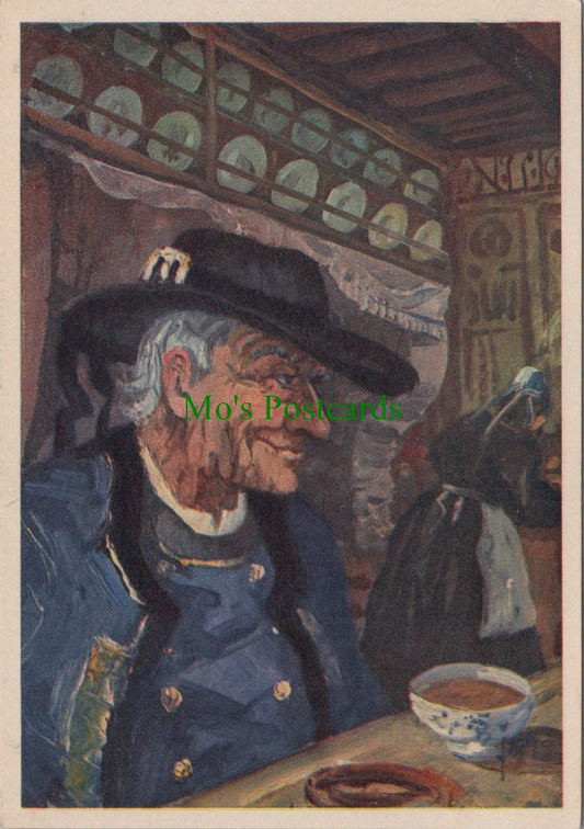 France Postcard - A La Creperie De Quimper, Finistere SW12176