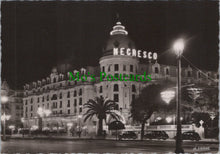 Load image into Gallery viewer, France Postcard - Nice La Nuit - Le Negresco SW12190
