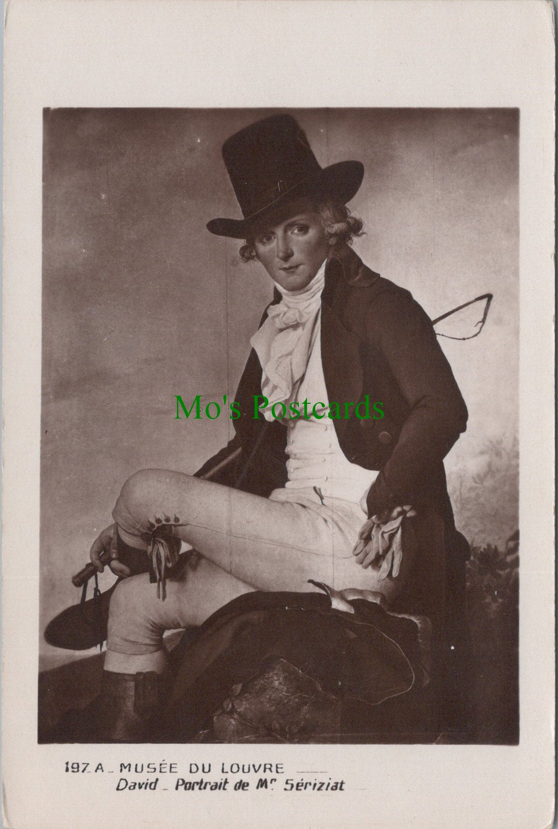 Art Postcard - Musee Du Louvre, David, Portrait De Mr Seriziat  SW12765