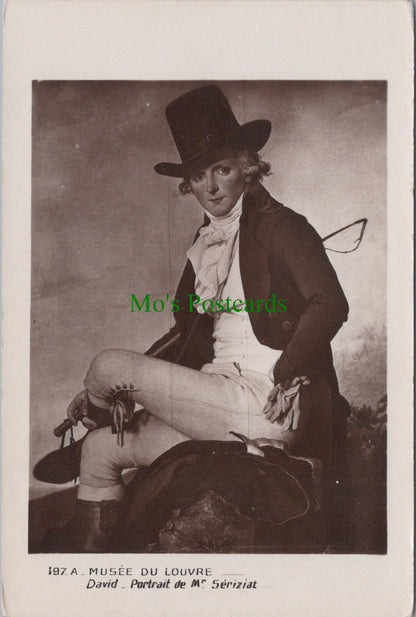 Art Postcard - Musee Du Louvre, David, Portrait De Mr Seriziat  SW12765