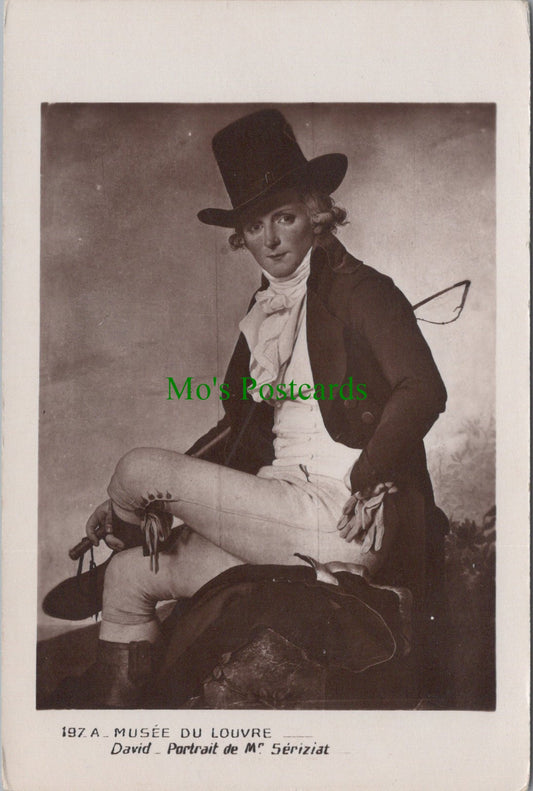 Art Postcard - Musee Du Louvre, David, Portrait De Mr Seriziat  SW12765