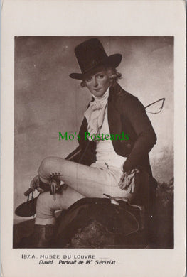 Art Postcard - Musee Du Louvre, David, Portrait De Mr Seriziat  SW12765