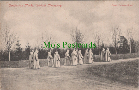 Sussex Postcard - Cowfold Monastery, Carthusian Monks  SW12783