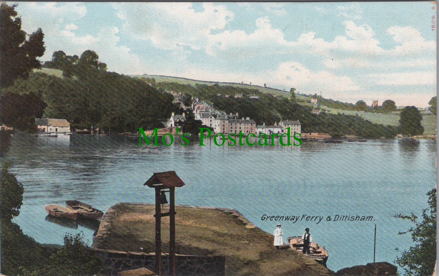 Devon Postcard - Greenway Ferry & Dittisham  SW12785