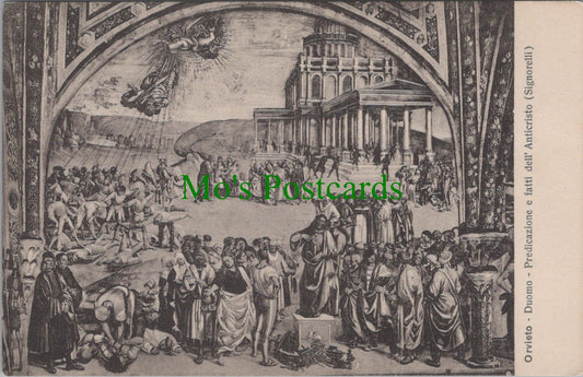 Italy Postcard - Orvieto, Duomo, Predicazione e Fatti Dell' Anticristo  SW12792