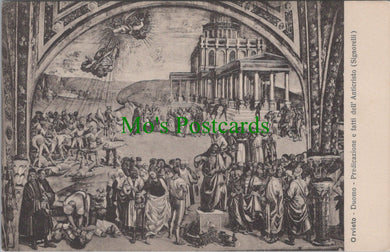 Italy Postcard - Orvieto, Duomo, Predicazione e Fatti Dell' Anticristo  SW12792
