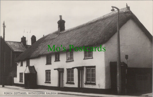Devon Postcard - Porch Cottages, Withycombe Raleigh  SW12803