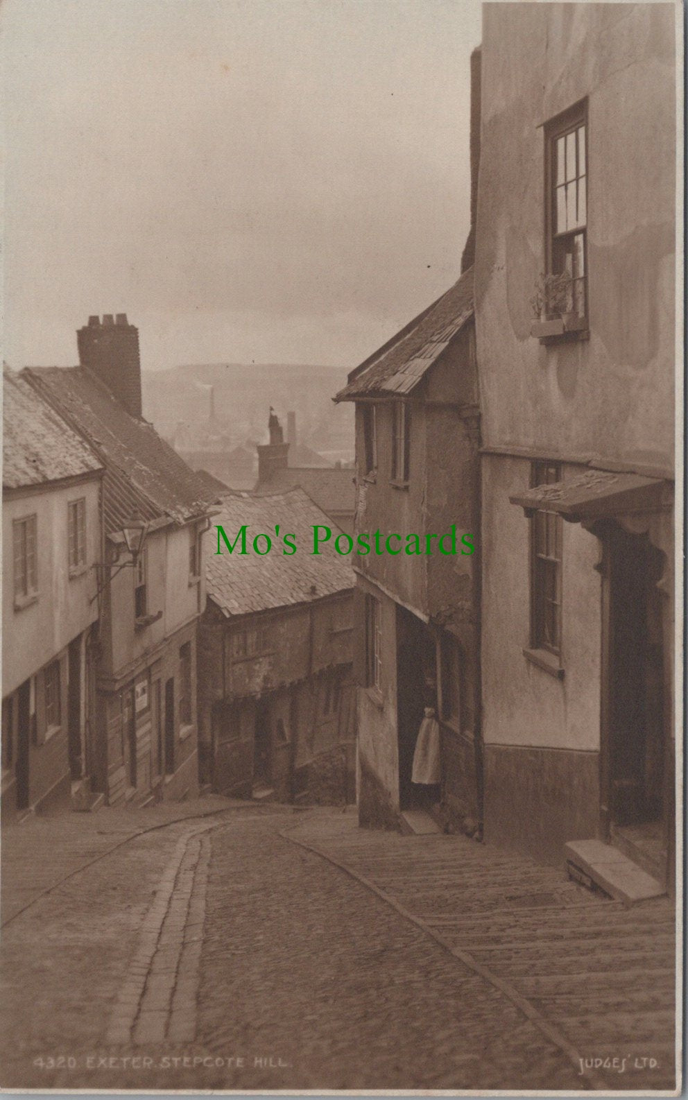 Devon Postcard - Stepcote Hill, Exeter  SW12804