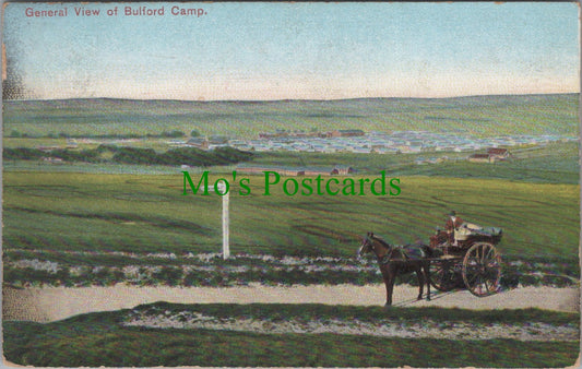 Wiltshire Postcard - General View of Bulford Camp  SW12903