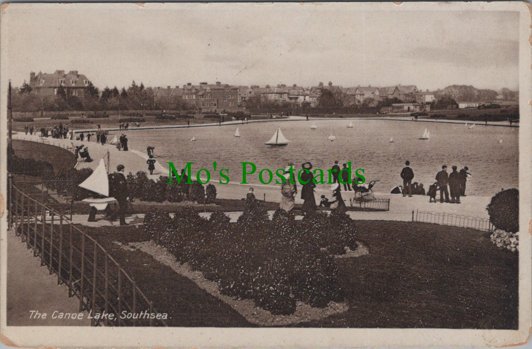 Hampshire Postcard - The Canoe Lake, Southsea  SW12922