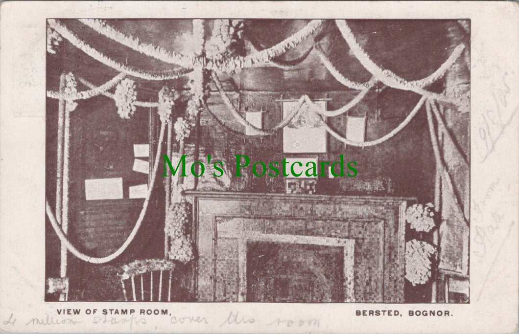 Sussex Postcard - View of The Stamp Room, Bersted, Bognor  SW12926