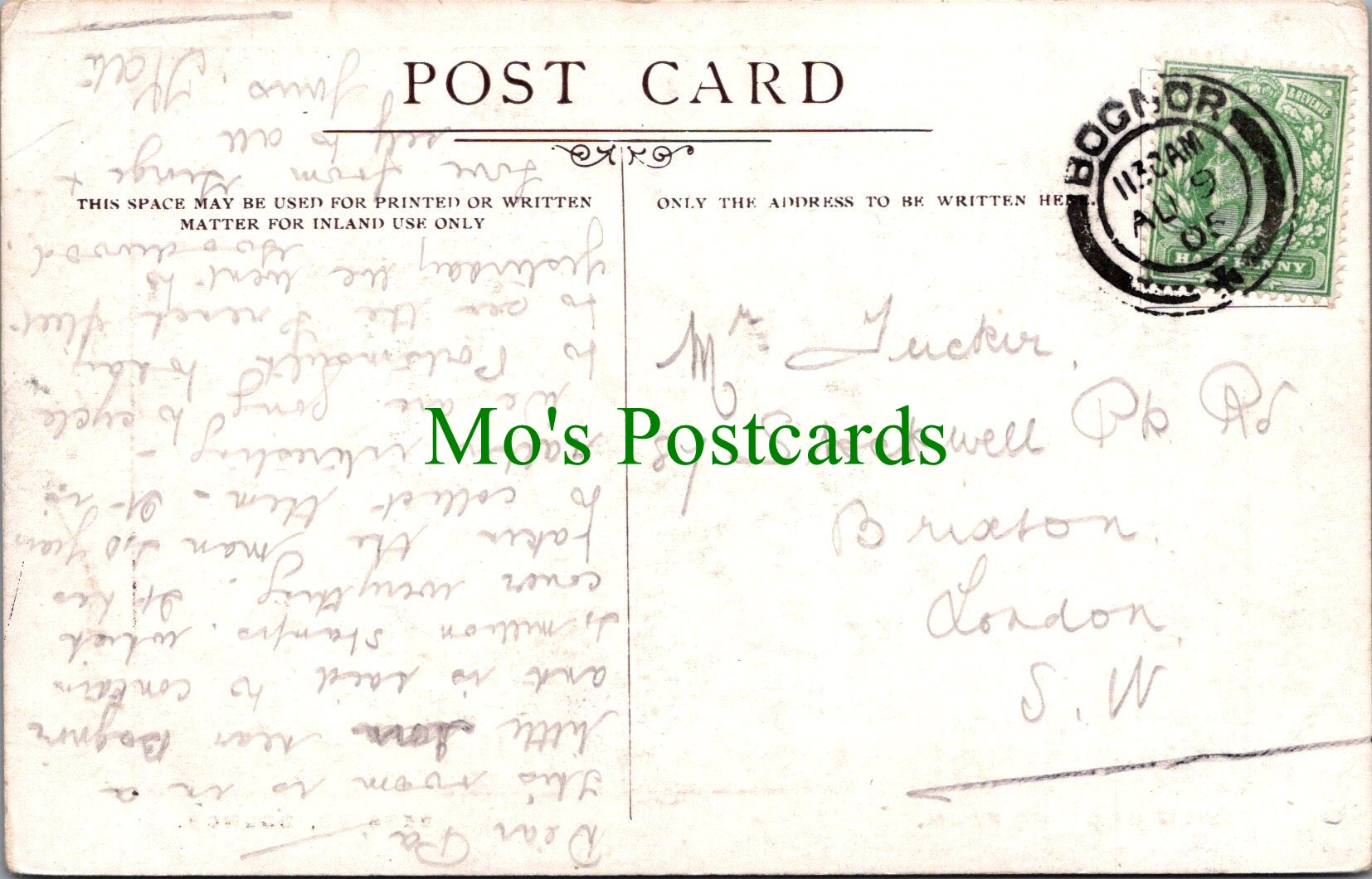 Sussex Postcard - View of The Stamp Room, Bersted, Bognor  SW12926