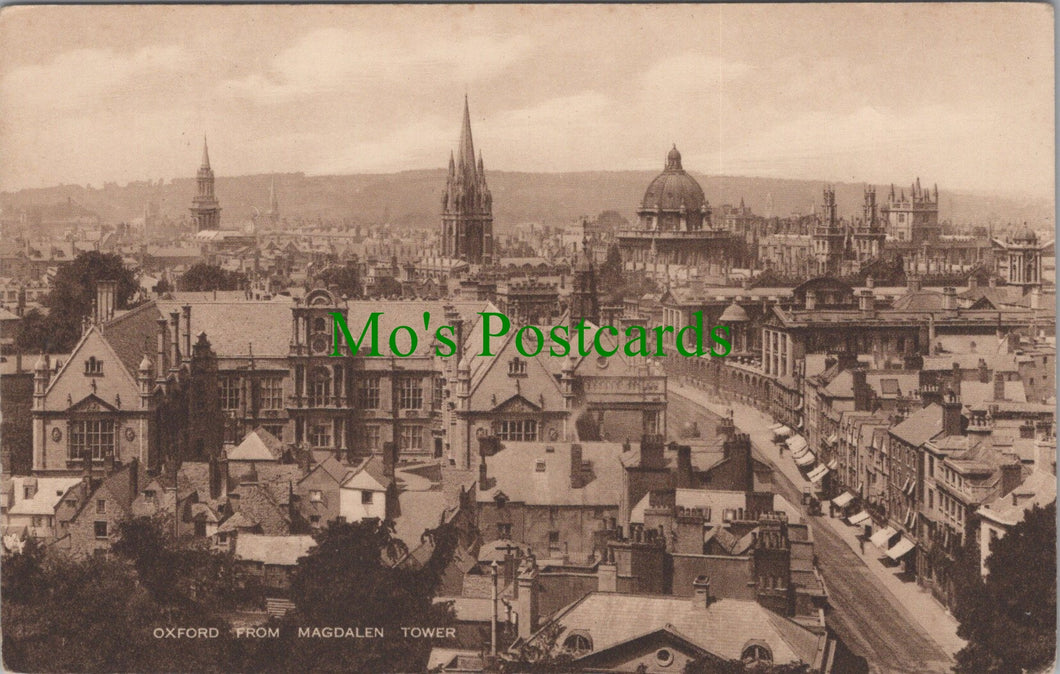 Oxfordshire Postcard - Oxford From Magdalen Tower  SW12941