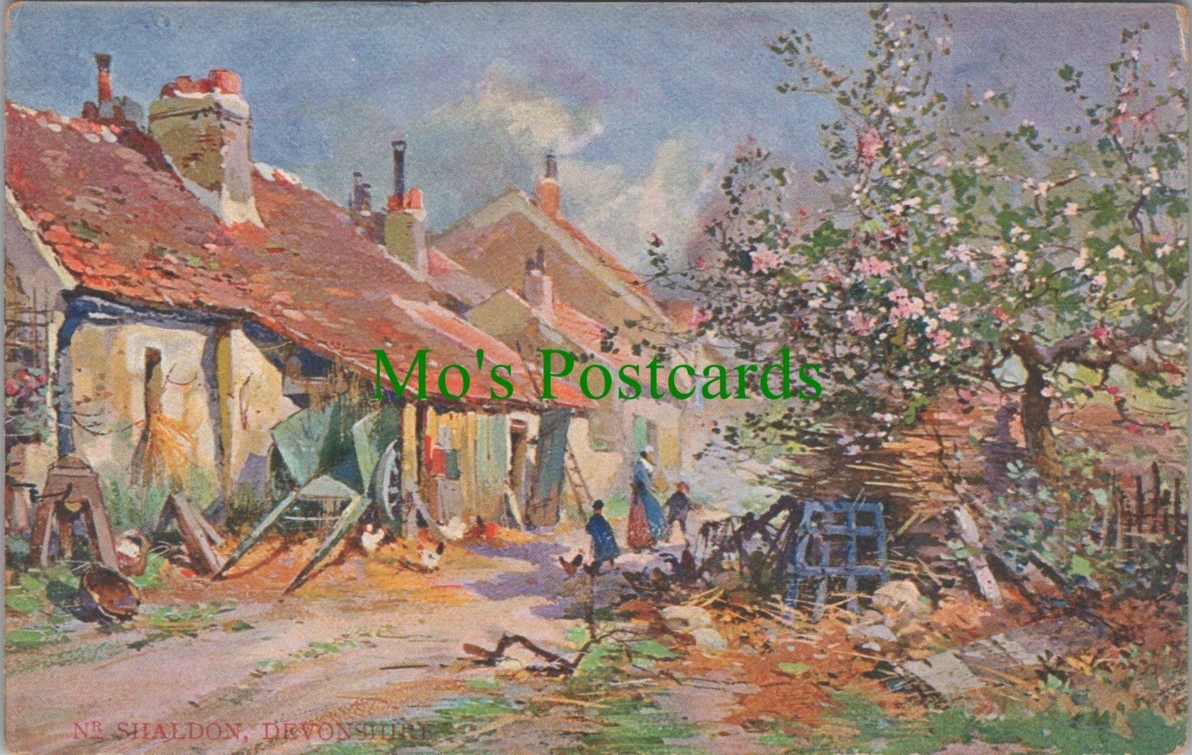 Devon Postcard - Nr Shaldon Village SW12947