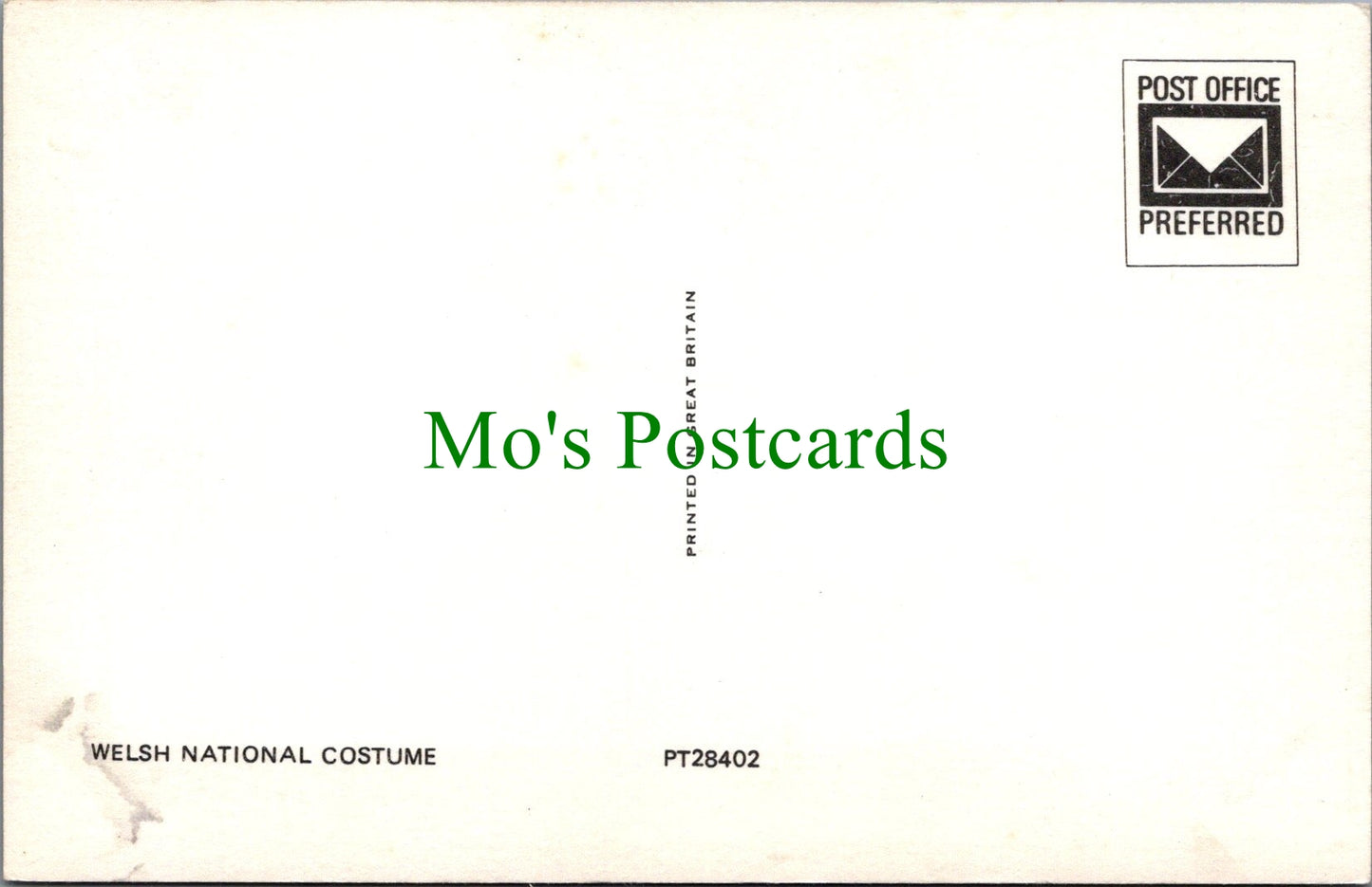 Fashion Postcard - Welsh National Costume  SW12957