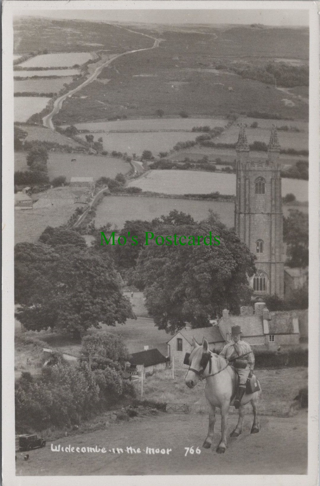 Devon Postcard - Widecombe in The Moor, Dartmoor    SW13029