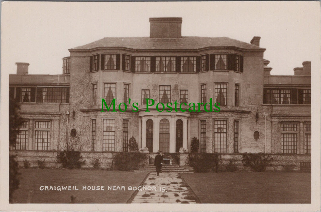 Sussex Postcard - Craigweil House Near Bognor  SW13037