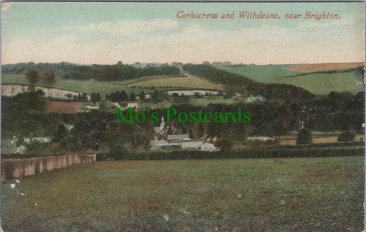 Sussex Postcard - Corkscrew and Withdeane, Near Brighton SW13040