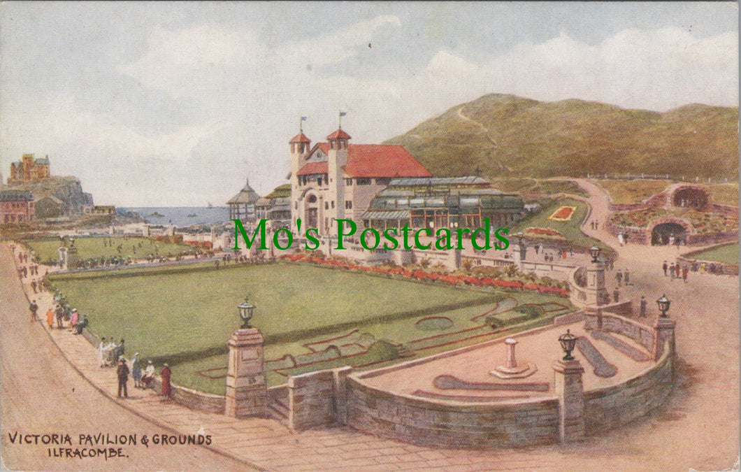 Devon Postcard - Ilfracombe, Victoria Pavilion & Grounds SW13021