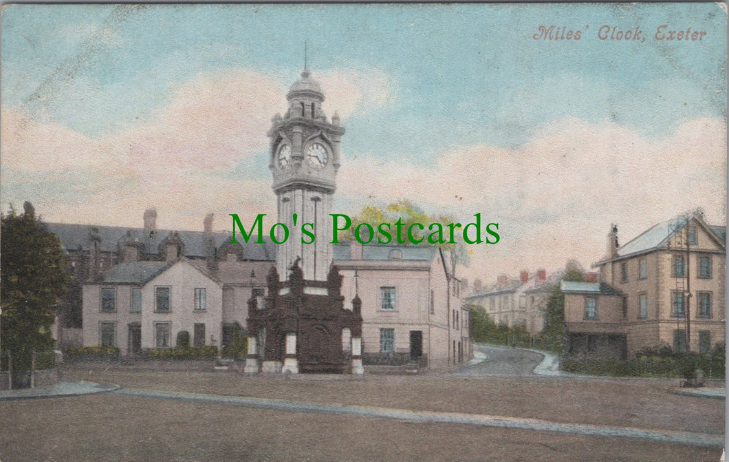 Devon Postcard - Miles' Clock, Exeter   SW13022