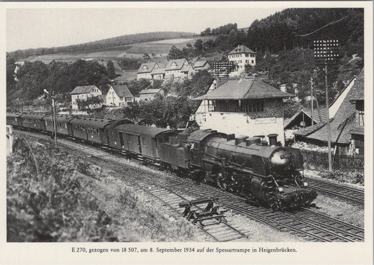 Germany Postcard - German Railway Transport, Locomotive History  SW16879
