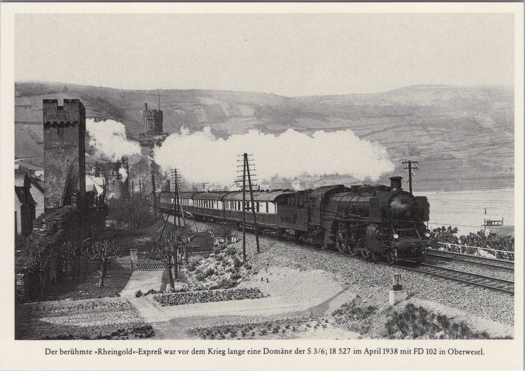 Germany Postcard - German Railway Transport, Locomotive History  SW16881