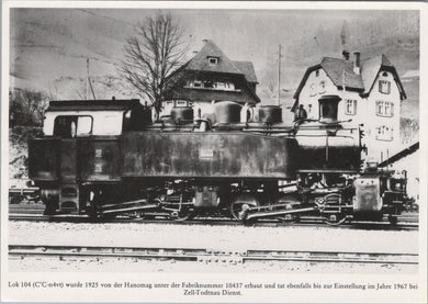 Germany Postcard - German Railway Transport, Locomotive History  SW16893