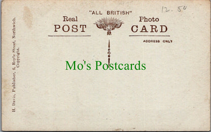 Cheshire Postcard - Dangerous Collapse of Northwich Main Road SW13320